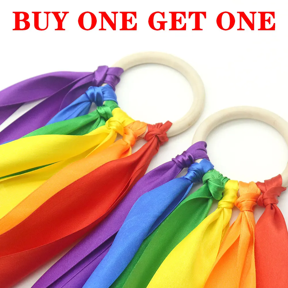 BUY ONE GET ONE Rainbow Hand Kite Montessori Sensory Toys For Children Hand Ribbon Educational Toys For Toddler Gift For Kids
BUY ONE GET ONE Rainbow Hand Kite Montessori Sensory Toys For Children Hand Ribbon Educational Toys For Toddler Gift For Kids