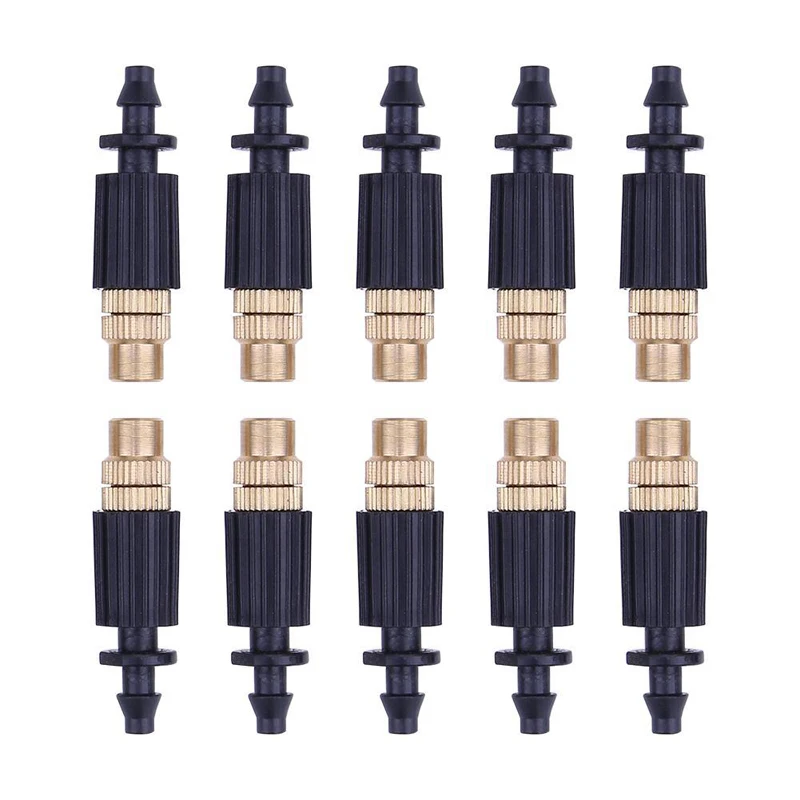 New 10Pcs Copper Spray System Misting Nozzle Cooling Watering Garden Home Irrigation
New 10Pcs Copper Spray System Misting Nozzle Cooling Watering Garden Home Irrigation