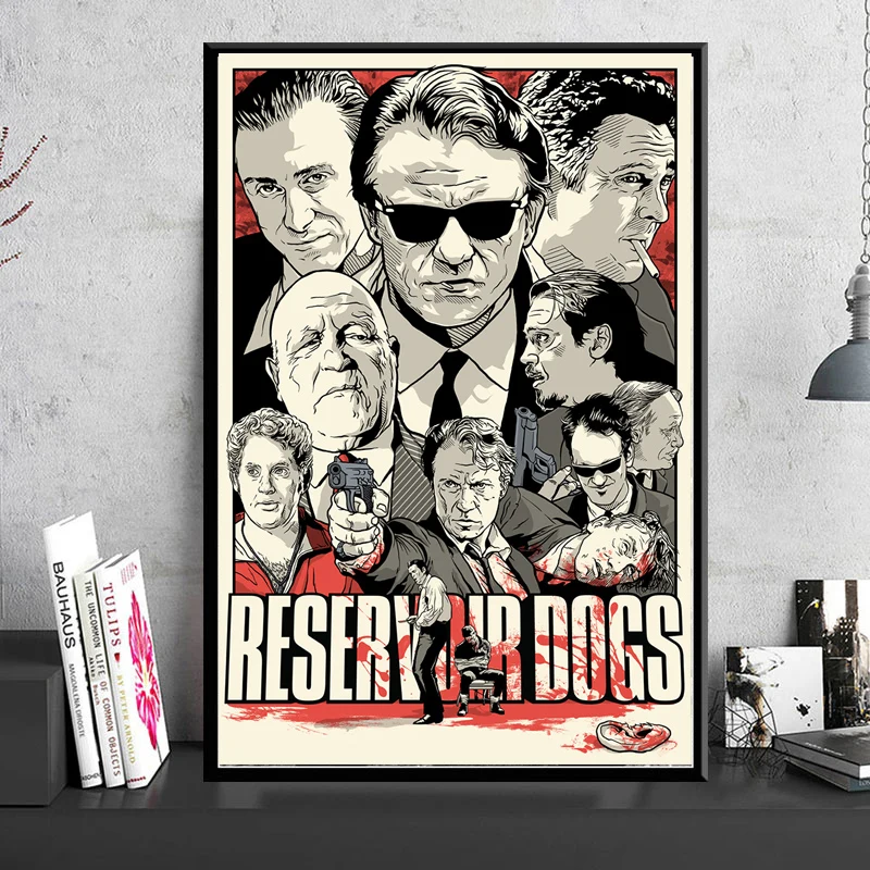 Reservoir Dogs Classic Hot Movie Fight Film Vintage Poster And Prints Wall Art Painting Wall Pictures For Living Room Home Decor
Reservoir Dogs Classic Hot Movie Fight Film Vintage Poster And Prints Wall Art Painting Wall Pictures For Living Room Home Decor