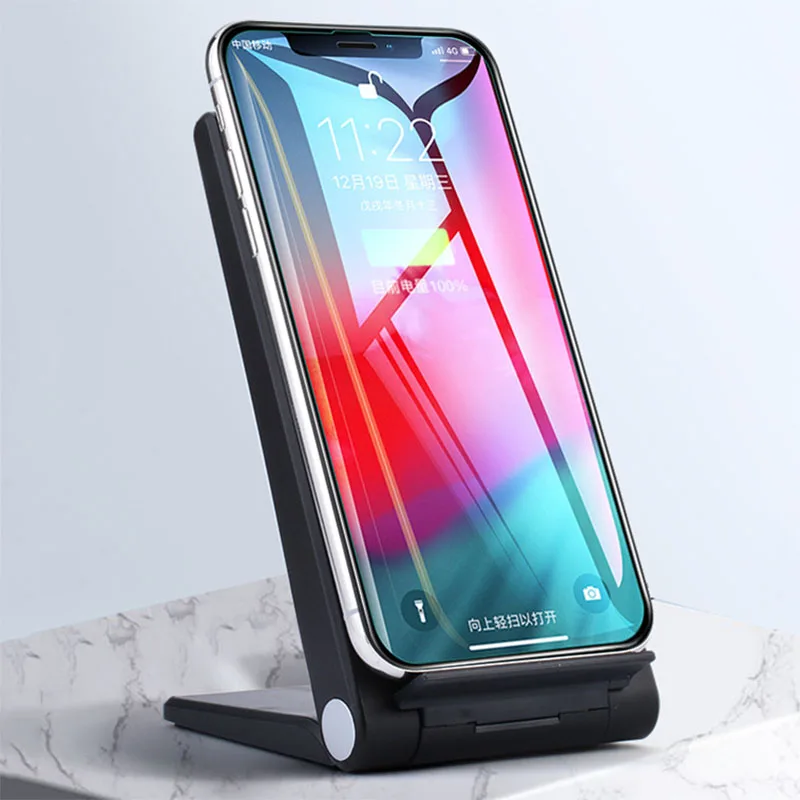 New Creative Fast Wireless Charger Adjustable Stand QI Wireless Charger Compatible with Type-C 15W Fast Charge Safety Portable
New Creative Fast Wireless Charger Adjustable Stand QI Wireless Charger Compatible with Type-C 15W Fast Charge Safety Portable