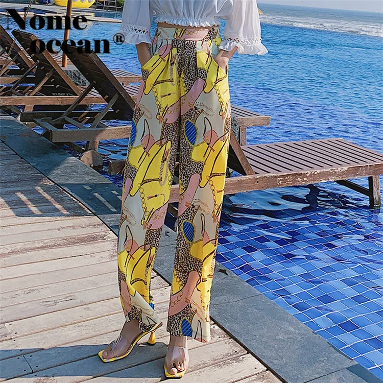 Bohemian Beach Pants for Women Chain Print Chiffon Trousers Casual Wide Leg Pants Plus Size S-XXL Women Pants Hot M19031907
Bohemian Beach Pants for Women Chain Print Chiffon Trousers Casual Wide Leg Pants Plus Size S-XXL Women Pants Hot M19031907