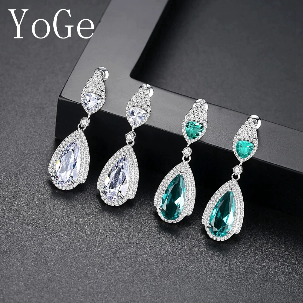 YoGe statement Jewellery, Brand Design Fashion AAA CZ Sweet Waterdrop Earrings,Wedding Dress Accessories,ED062
YoGe statement Jewellery, Brand Design Fashion AAA CZ Sweet Waterdrop Earrings,Wedding Dress Accessories,ED062