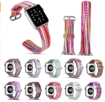 Colorful Rainbow Leather Band for Apple Watch Series 4 3 2 1 Bracelet Genuine Leather Strap for iWatch Belt 38mm 42mm 40mm 44mm
Colorful Rainbow Leather Band for Apple Watch Series 4 3 2 1 Bracelet Genuine Leather Strap for iWatch Belt 38mm 42mm 40mm 44mm