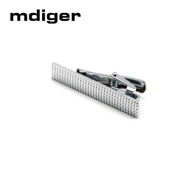 Mdiger брендовые модные короткие серебряные мужские металлические Галстуки для