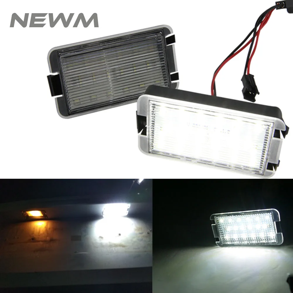 2pcs/lot 12V Car LED Number License Plate Light 18 SMD Super White Lamp for Seat Altea/Arosa/Ibiza/Cordoba/Leon/Toledo II
2pcs/lot 12V Car LED Number License Plate Light 18 SMD Super White Lamp for Seat Altea/Arosa/Ibiza/Cordoba/Leon/Toledo II