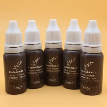 5PCS/lot England KIAY Permanent Makeup Micro Pigment Tattoo ink For Cosmetic Eyebrow Eyeliner Lip Chocolare brown 15ml
5PCS/lot England KIAY Permanent Makeup Micro Pigment Tattoo ink For Cosmetic Eyebrow Eyeliner Lip Chocolare brown 15ml