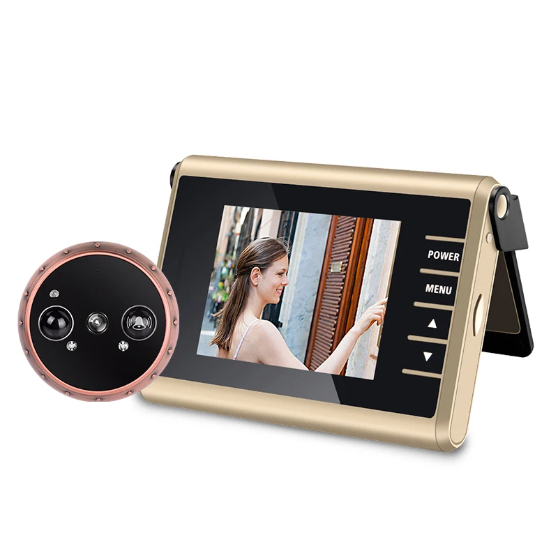 RB-30HD-K D13 PIR Motion Detection Door Camera 3.0" LCD Electronic Video Recording Wireless Door Peephole Camera with Doorbell
RB-30HD-K D13 PIR Motion Detection Door Camera 3.0" LCD Electronic Video Recording Wireless Door Peephole Camera with Doorbell
