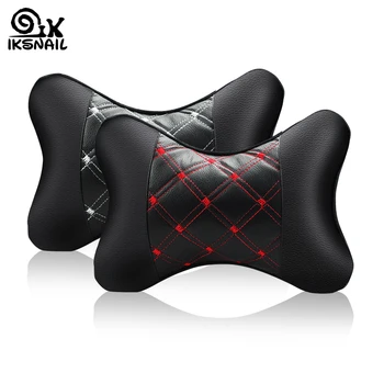 IKSNAIL Auto Car Neck Pillow Safety Car Seat Head Neck Auto Headrest Support Rest Cushion Car PU Leather Breathe Neck Pillows
IKSNAIL Auto Car Neck Pillow Safety Car Seat Head Neck Auto Headrest Support Rest Cushion Car PU Leather Breathe Neck Pillows