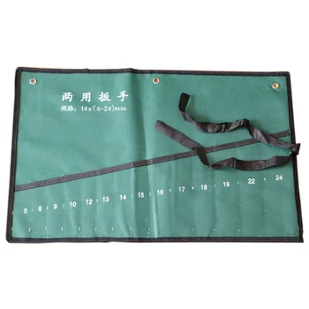Hardware kit Pockets Double Opening Offset Ring Spanner Kit Case Tool Bag Spanner Wrench Roll Up Storage Organizer Bag Pouch
Hardware kit Pockets Double Opening Offset Ring Spanner Kit Case Tool Bag Spanner Wrench Roll Up Storage Organizer Bag Pouch