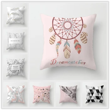 double face pink gray marble pattern pillow case cushion cover sofa decorative dreamcatcher lumbar pillow case bed home decor
double face pink gray marble pattern pillow case cushion cover sofa decorative dreamcatcher lumbar pillow case bed home decor