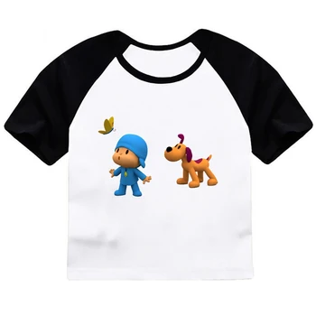 ZSIIBO Girl Cartoon Tee Tops Boys Summer New Children Clothes White O-neck T-shirt Clothing Kids 3D Pocoyo Printing Funny
ZSIIBO Girl Cartoon Tee Tops Boys Summer New Children Clothes White O-neck T-shirt Clothing Kids 3D Pocoyo Printing Funny