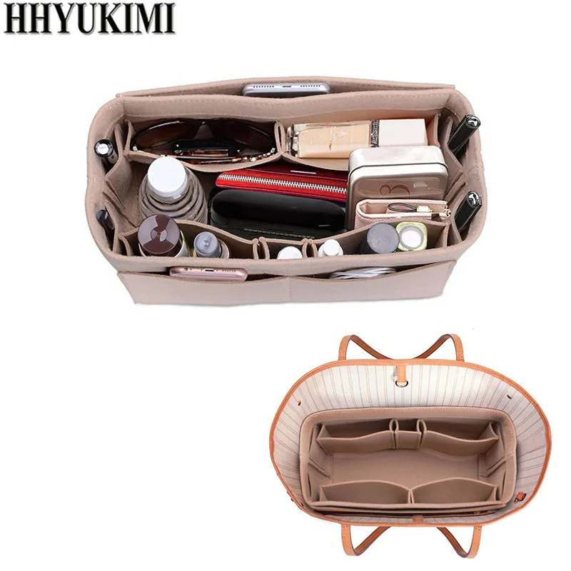 Women Makeup Organizer/Felt Cloth Insert Bag For Handbag Travel Cosmetic Bag Makeup Storage Organizer Fit Various Brand Bags
Women Makeup Organizer/Felt Cloth Insert Bag For Handbag Travel Cosmetic Bag Makeup Storage Organizer Fit Various Brand Bags