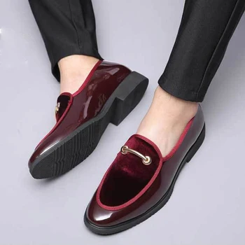 2020 Men Wedding Formal Shoes Spring Fashion High Quality Pointed Toe Business Leather Shoes Men Loafers Casual Leather Shoes
2020 Men Wedding Formal Shoes Spring Fashion High Quality Pointed Toe Business Leather Shoes Men Loafers Casual Leather Shoes