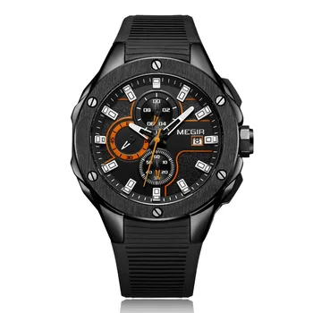 MEGIR Top Brand Men Sport Watch Chronograph Silicone Strap Quartz Army Military Watches Clock Man Luxury Male Relogio Masculino
MEGIR Top Brand Men Sport Watch Chronograph Silicone Strap Quartz Army Military Watches Clock Man Luxury Male Relogio Masculino