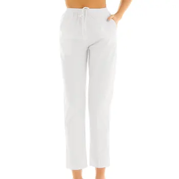 ChicTry White Womens High Waist All-around Elastic Waistband Drawstring Loose Medical Nursing Cargo Scrub Lab Cosplay Pants
ChicTry White Womens High Waist All-around Elastic Waistband Drawstring Loose Medical Nursing Cargo Scrub Lab Cosplay Pants