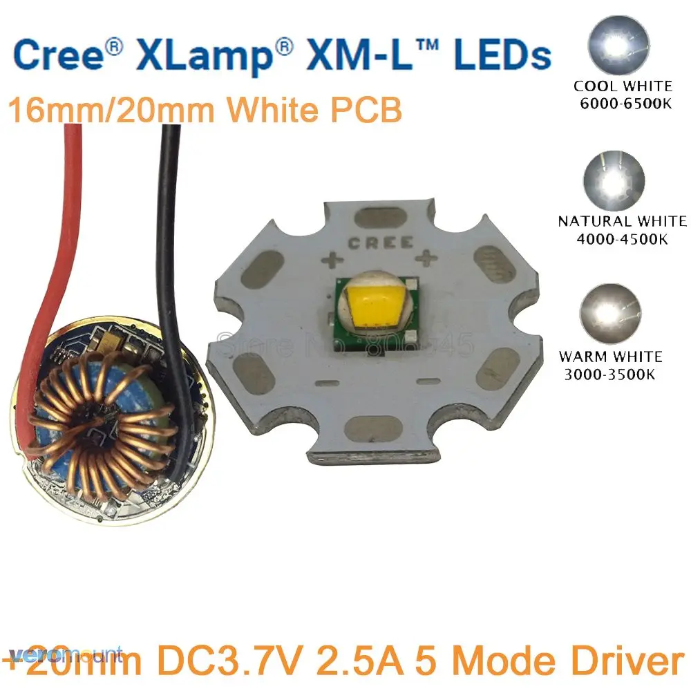 Светодиодный излучатель Cree XM-L T6, 10 Вт, 16 мм или 20 мм, белая алюминиевая печатная плата, холодный белый, нейтральный белый, теплый белый + 20 мм, 5-режимный привод с регулируемой яркостью
Светодиодный излучатель Cree XM-L T6, 10 Вт, 16 мм или 20 мм, белая алюминиевая печатная плата, холодный белый, нейтральный белый, теплый белый + 20 мм, 5-режимный привод с регулируемой яркостью
