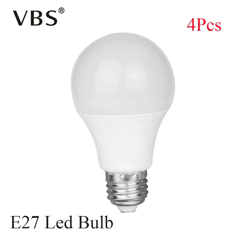 4Pcs LED Bulb Lamps E27 220V Light Bulbs 3W 5W 7W 9W 12W 15W High Brightness Lampada E27 LED Bombilla Spotlight
4Pcs LED Bulb Lamps E27 220V Light Bulbs 3W 5W 7W 9W 12W 15W High Brightness Lampada E27 LED Bombilla Spotlight