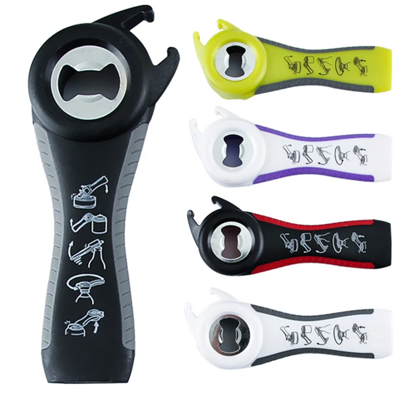5 in 1 Multifunction Can Opener Stainless Steel Beer Bottle Opener Super Good Jar Opener Creative Kitchen Tool
5 in 1 Multifunction Can Opener Stainless Steel Beer Bottle Opener Super Good Jar Opener Creative Kitchen Tool