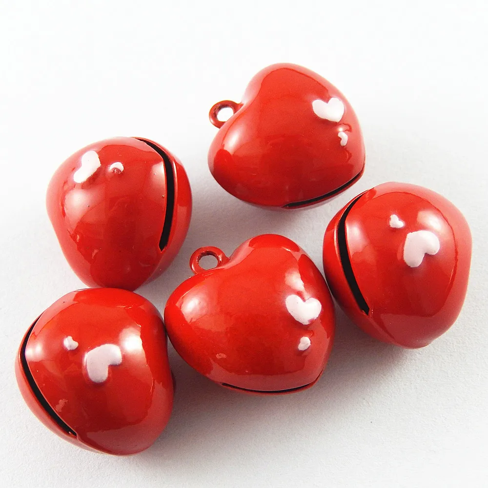 5pcs/pack Jingle Bells Red Heart Crafts Necklace Pendant Charms Christmas Phone Pet Home Decor Baby Jewelry Gift 22*20mm 51923
5pcs/pack Jingle Bells Red Heart Crafts Necklace Pendant Charms Christmas Phone Pet Home Decor Baby Jewelry Gift 22*20mm 51923