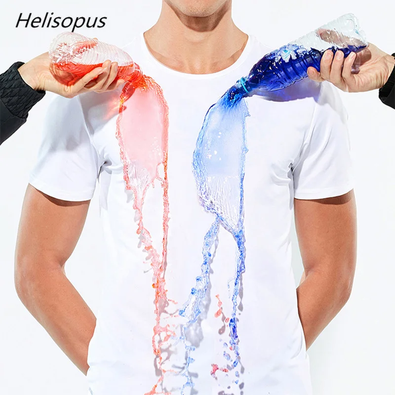 Helisopus 2019 Summer Hydrophobic T-shirts Men Waterproof Anti-pollution Quick Dry T Shirt Elastic Short Sleeve Solid Shirts
Helisopus 2019 Summer Hydrophobic T-shirts Men Waterproof Anti-pollution Quick Dry T Shirt Elastic Short Sleeve Solid Shirts