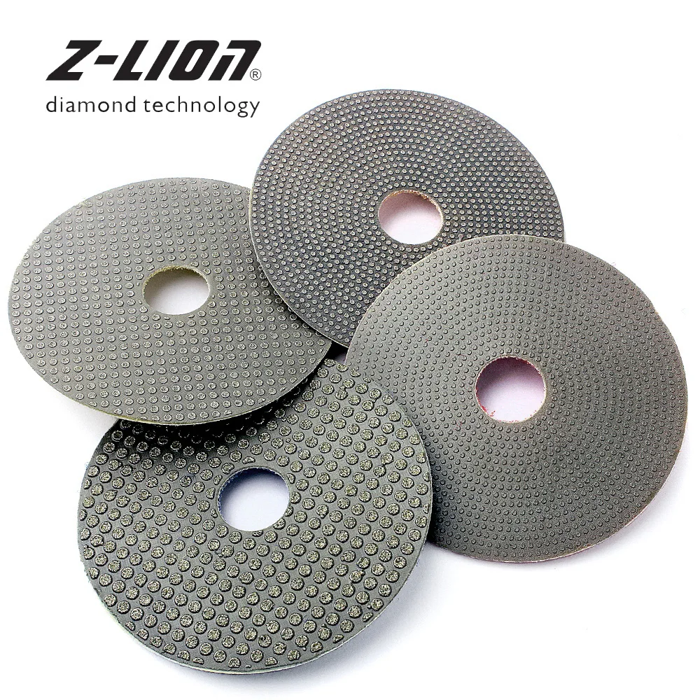 Z-LION 3" 4PCS Diamond Grinding Disc Electroplated Diamond Polishing Wheel 80mm Sanding Pad For Stone Glass Angle Grinder Tool
Z-LION 3" 4PCS Diamond Grinding Disc Electroplated Diamond Polishing Wheel 80mm Sanding Pad For Stone Glass Angle Grinder Tool