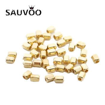 SAUVOO 200pcs/lot CCB Hexagon Geometric Bracelets Charm Beads 2.7*4mm 1.3mm Hole Size Gold Color DIY Jewelry Making Spacer Beads
SAUVOO 200pcs/lot CCB Hexagon Geometric Bracelets Charm Beads 2.7*4mm 1.3mm Hole Size Gold Color DIY Jewelry Making Spacer Beads