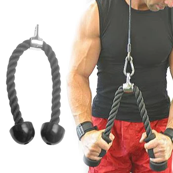 Heavy Duty Triceps Rope Sports Arm Triangle Muscle Training Rope Hand Gripper Strengths Training Bodybuilding Gym Exercise
Heavy Duty Triceps Rope Sports Arm Triangle Muscle Training Rope Hand Gripper Strengths Training Bodybuilding Gym Exercise