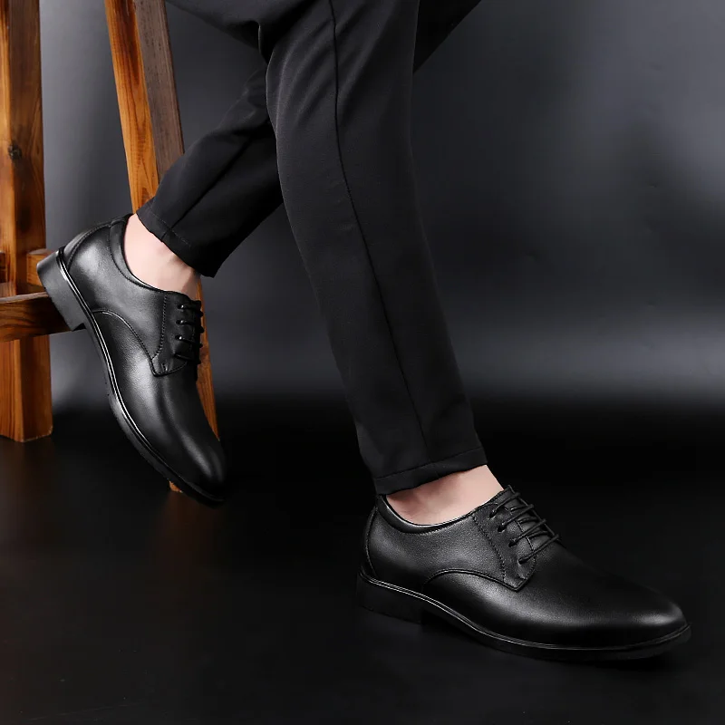 Luxury Brand genuine Leather shoes Concise Men Business Pointy Black Shoes Breathable Formal Wedding Basic Shoes Men Dress Shoes
Luxury Brand genuine Leather shoes Concise Men Business Pointy Black Shoes Breathable Formal Wedding Basic Shoes Men Dress Shoes