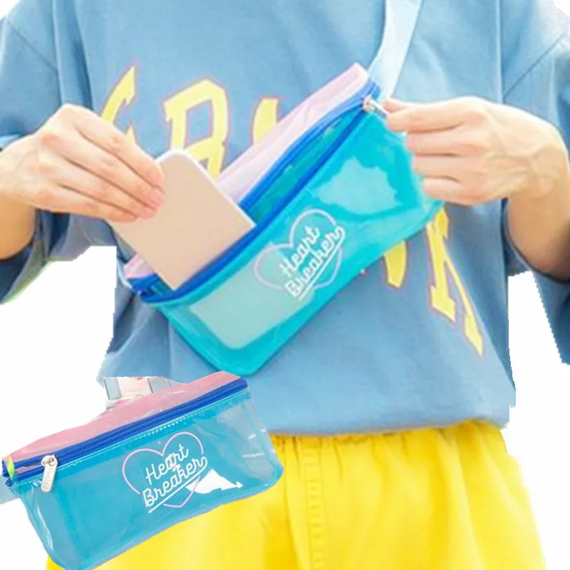 transparent GIRLS summer waist bag simple small lady zipper phone money bag easy take women waist packs pvc heart smart bag
transparent GIRLS summer waist bag simple small lady zipper phone money bag easy take women waist packs pvc heart smart bag
