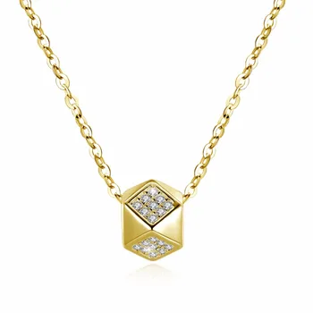 Otogo Transing 2019 summer Best gift AAA White Zircon 925 Gold Color Chain Necklaces & Pendants For Women Gift India Jewelry
Otogo Transing 2019 summer Best gift AAA White Zircon 925 Gold Color Chain Necklaces & Pendants For Women Gift India Jewelry