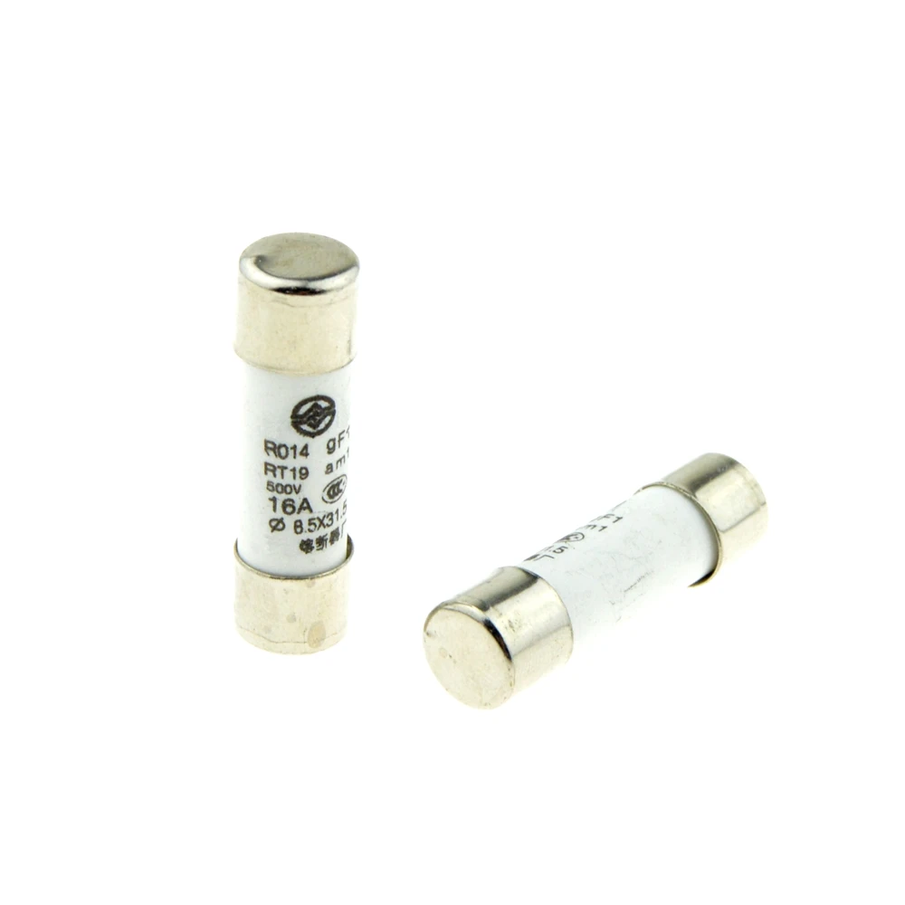 2Pcs 380V,500V 0.5A 5A 10A 25A 8.5x31.5mm 8.5*31.5mm Fuse Electronic Quick Fast Blow Active Cylindrical Ceramic Fuses Links RO14
2Pcs 380V,500V 0.5A 5A 10A 25A 8.5x31.5mm 8.5*31.5mm Fuse Electronic Quick Fast Blow Active Cylindrical Ceramic Fuses Links RO14