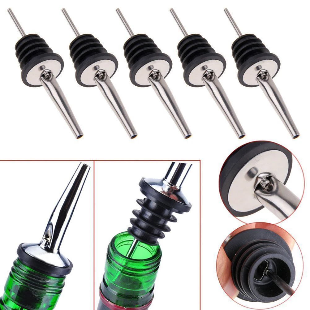 Stainless Steel Oil Bottle Spout Pourer/Mouth with Stopper Flask Dry Red Wine Pot Bottle Cork Plug Olive Pourer Dispenser
Stainless Steel Oil Bottle Spout Pourer/Mouth with Stopper Flask Dry Red Wine Pot Bottle Cork Plug Olive Pourer Dispenser