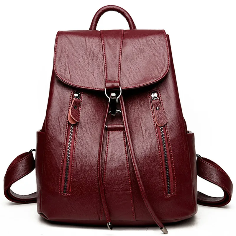 High Quality Leather Backpack Woman 2019 Summer Fashion Female Backpack String Bags Large Capacity School Bag Mochila Feminina
High Quality Leather Backpack Woman 2019 Summer Fashion Female Backpack String Bags Large Capacity School Bag Mochila Feminina