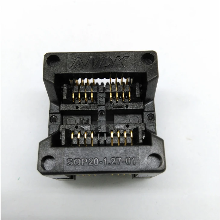Wholesale High Quality Double SOP8 Burn in Socket IC Chip Test Socket OTS-20-1.27-01 Programmer Adapter Connector
Wholesale High Quality Double SOP8 Burn in Socket IC Chip Test Socket OTS-20-1.27-01 Programmer Adapter Connector