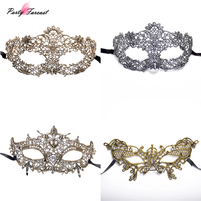 Partyfareast 1PCS Sexy Cosplay Masks Silver Gold Color Lace Mask for Women Girls Cosplay Prom Party Decoration Female Mask Props
Partyfareast 1PCS Sexy Cosplay Masks Silver Gold Color Lace Mask for Women Girls Cosplay Prom Party Decoration Female Mask Props