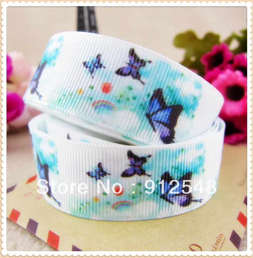 7/8'' (22mm )Butterfly printed Grosgrain ribbon Polyester cartoon Ribbon haribow accessory gift pack,MD12448
7/8'' (22mm )Butterfly printed Grosgrain ribbon Polyester cartoon Ribbon haribow accessory gift pack,MD12448