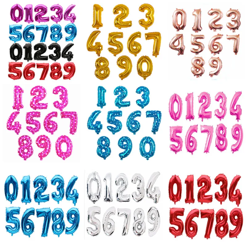 16 32 Inch Number Balloons Baby Shower Helium Foil Balloons Gold Silver Pink Red Wedding Digit Air Balls Birthday Party Supplies
16 32 Inch Number Balloons Baby Shower Helium Foil Balloons Gold Silver Pink Red Wedding Digit Air Balls Birthday Party Supplies