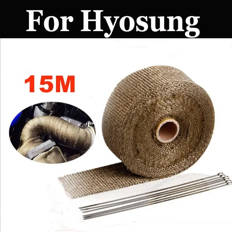 15m Motorcycles Exhaust Front Pipe Cloth Roll Motorbike Anti-Hot Wrap Heat For Hyosung Gv 125 250 650 1000 Rx450sm Trend Killer
15m Motorcycles Exhaust Front Pipe Cloth Roll Motorbike Anti-Hot Wrap Heat For Hyosung Gv 125 250 650 1000 Rx450sm Trend Killer