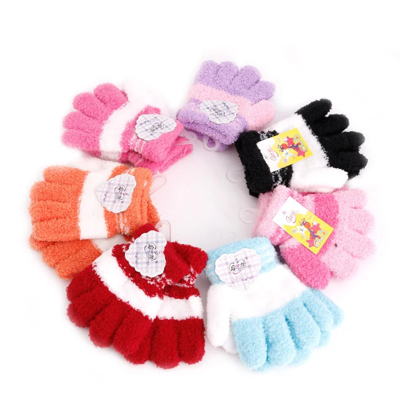 Multi-Color Warm Winter Cute Full Finger Gloves Toddler Knit Rainbow Mittens Velvet Gloves 2018 dropshipping
Multi-Color Warm Winter Cute Full Finger Gloves Toddler Knit Rainbow Mittens Velvet Gloves 2018 dropshipping