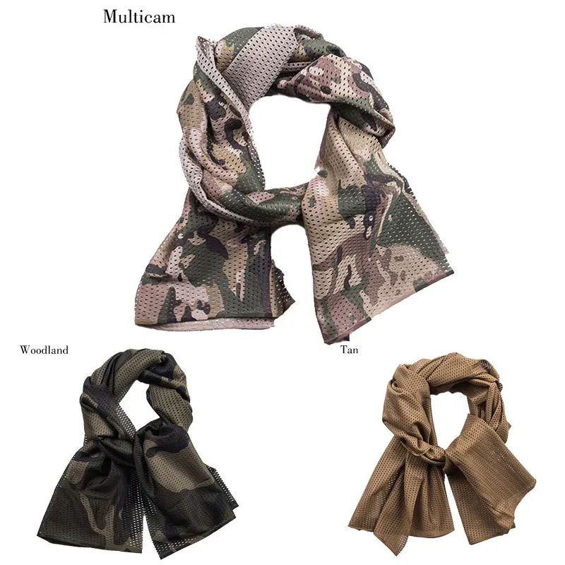Camouflage Multi Purpose Mens Womens Mesh Scarf Tactical Military Sniper Face Veil Breathable Cover Hunting Hiking Scarf
Camouflage Multi Purpose Mens Womens Mesh Scarf Tactical Military Sniper Face Veil Breathable Cover Hunting Hiking Scarf
