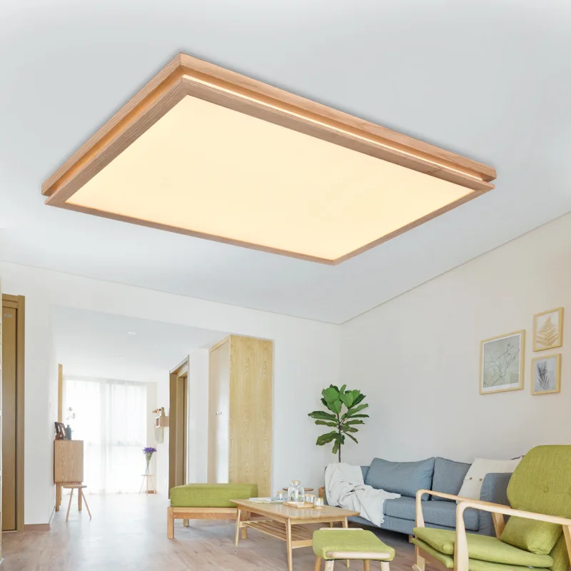 Solid Wooden simple modern wood lamp creative living room led Japanese style solid wood Nordic bedroom ceiling light ZH MZ67
Solid Wooden simple modern wood lamp creative living room led Japanese style solid wood Nordic bedroom ceiling light ZH MZ67