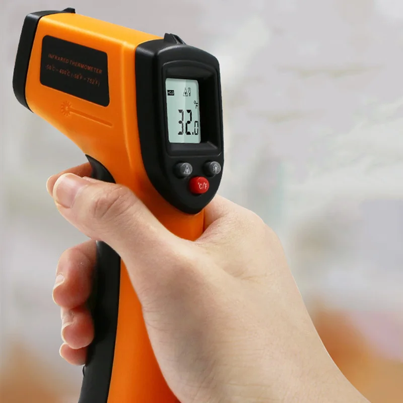 High Quality Home Supplies Portable Non-Contact LCD IR Laser Infrared Digital Temperature Thermometer Gun Handheld Thermometer
High Quality Home Supplies Portable Non-Contact LCD IR Laser Infrared Digital Temperature Thermometer Gun Handheld Thermometer