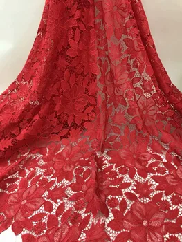 5yards red guipure lace fabric good quality laser african water soluble lace fabric for women winter dress rfno211
5yards red guipure lace fabric good quality laser african water soluble lace fabric for women winter dress rfno211
