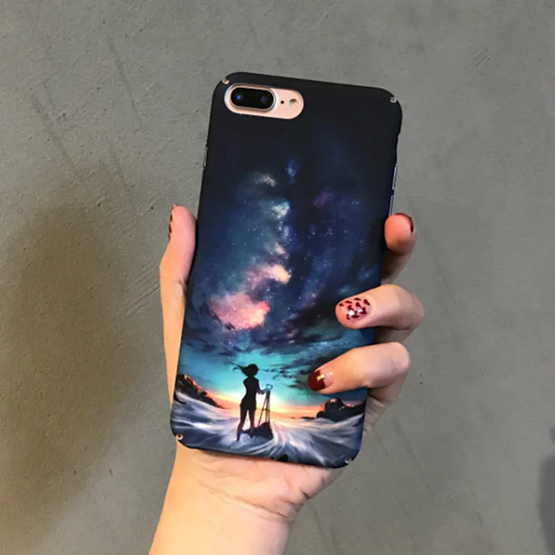 Dream starry sky final fantasy girls illustration phone case For coque iPhone 7 7plus hard matte case for iphone cover 8 6S Plus
Dream starry sky final fantasy girls illustration phone case For coque iPhone 7 7plus hard matte case for iphone cover 8 6S Plus