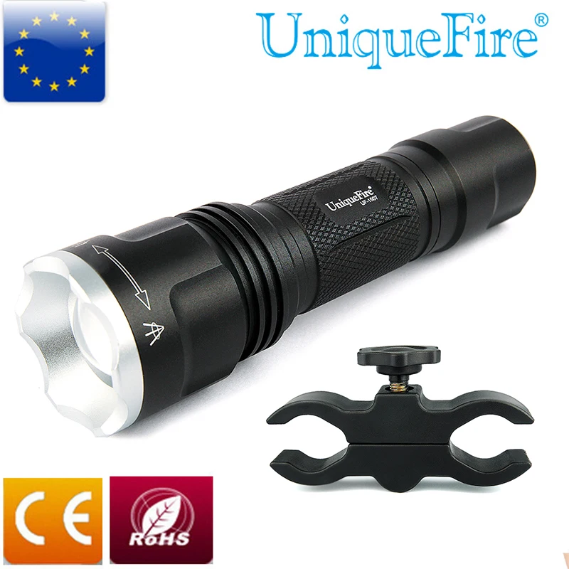 UniqueFire Mini Light 940nm IR Illuminator UF-1507 Zoomable Infrared Led Flashlight 20mm Lens Night Hunting Torch+Scope Mount
UniqueFire Mini Light 940nm IR Illuminator UF-1507 Zoomable Infrared Led Flashlight 20mm Lens Night Hunting Torch+Scope Mount