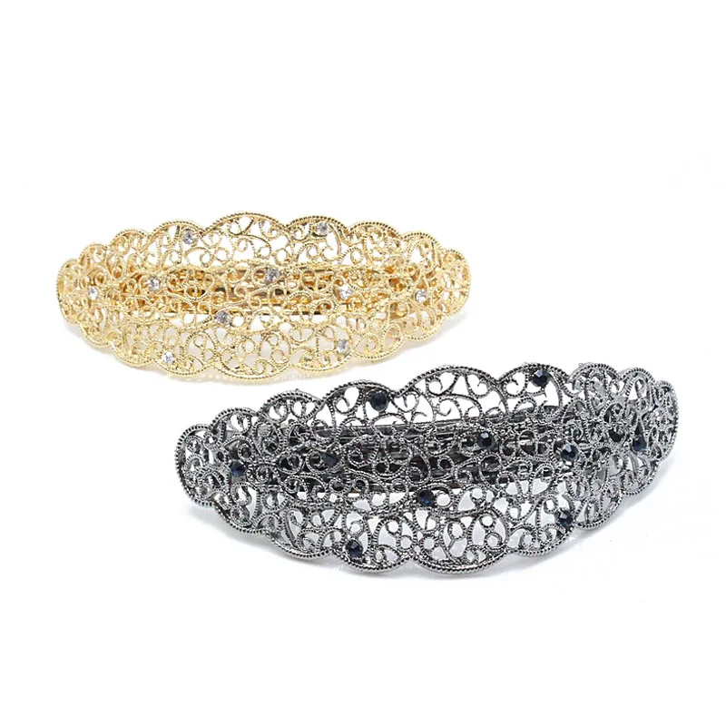 1PC Fashion Retro Vintage Women Girls Crystal Hair Clip Headwear Jewelry Elegant Antique Silver Color Barrettes Hair Accessories
1PC Fashion Retro Vintage Women Girls Crystal Hair Clip Headwear Jewelry Elegant Antique Silver Color Barrettes Hair Accessories