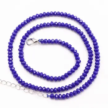 Original Design Choker Necklace Natural Stone Jades Short Chain Necklaces 2x4mm Crystal Abacus Beads Collares Jewelry 18" A809
Original Design Choker Necklace Natural Stone Jades Short Chain Necklaces 2x4mm Crystal Abacus Beads Collares Jewelry 18" A809