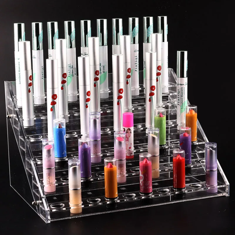 New Clear Acrylic 6 Layers Nail Polish Rack 60 Holes Lipstick Holder Makeup Organizer Lip Gloss Stand Cosmetic Organizer Case
New Clear Acrylic 6 Layers Nail Polish Rack 60 Holes Lipstick Holder Makeup Organizer Lip Gloss Stand Cosmetic Organizer Case