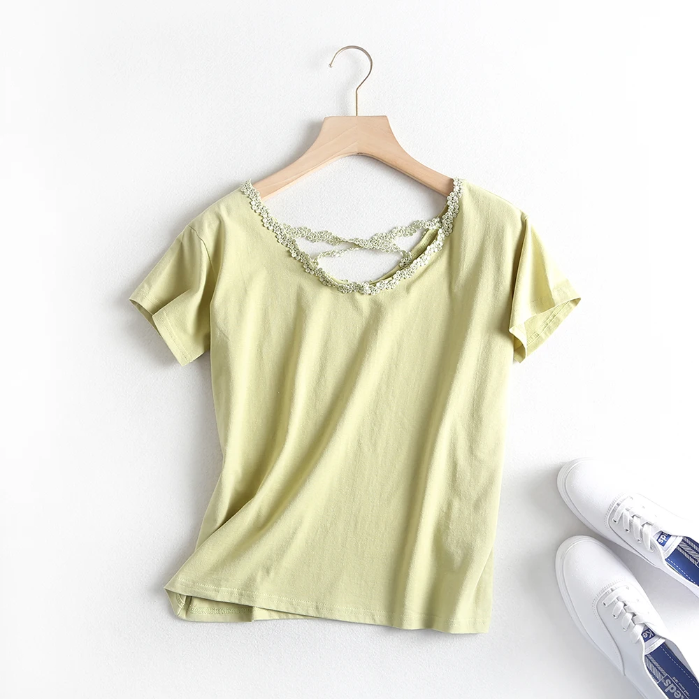 AOEMQ Fashion Shirts Open Back Sexy Tops Blouse with "X" Lace Print Breathable Shirts Women Tops 100%Cotton Solid Clothing
AOEMQ Fashion Shirts Open Back Sexy Tops Blouse with "X" Lace Print Breathable Shirts Women Tops 100%Cotton Solid Clothing