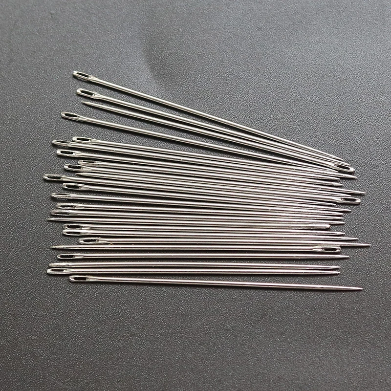 Hot Selling 24pcs/Set Hand Sewing Needles Stainless Steel Needle Pins Embroidery Cross Sticth Hand Sewing Accessories 0.8mm*41mm
Hot Selling 24pcs/Set Hand Sewing Needles Stainless Steel Needle Pins Embroidery Cross Sticth Hand Sewing Accessories 0.8mm*41mm